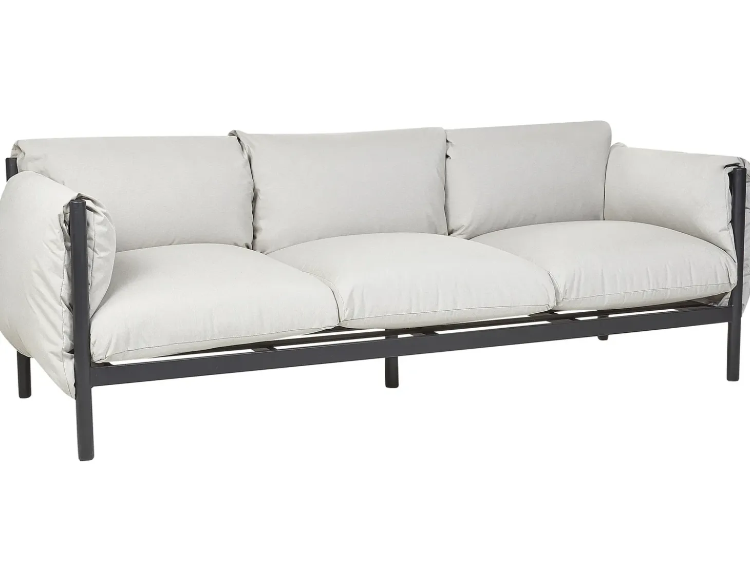 Havesofa 3 personers ESPERIA Metal Grå