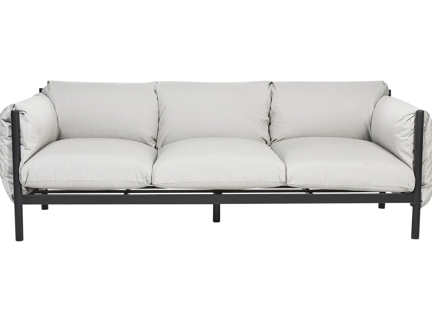 Havesofa 3 personers ESPERIA Metal Grå