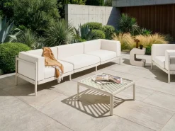 Havesofa 3 personers FERRETTI Lys Beige