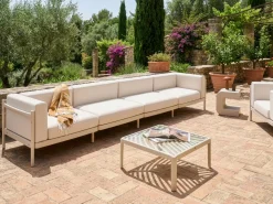 Havesofa 4 personers FERRETTI Lys Beige