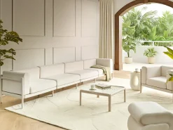 Havesofa 4 personers FERRETTI Lys Beige
