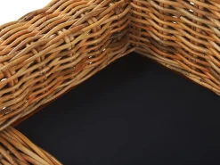 Havesofa 3 personers FORLI Rattan Naturlig