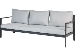 Havesofa 3 personers KIATO Metal Lysegrå