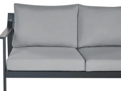 Havesofa 3 personers KIATO Metal Mørkegrå