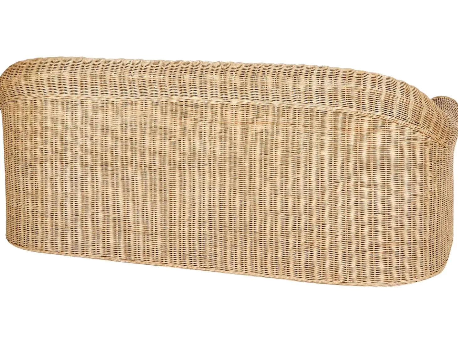 Havesofa 3 personers LIVADEIA Rattan Naturlig
