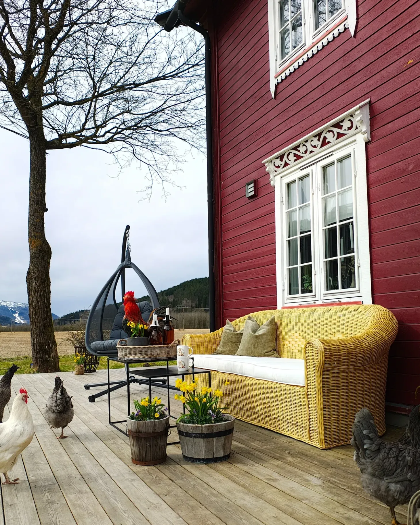 Havesofa 3 personers LIVADEIA Rattan Naturlig