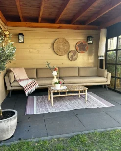 Havesofa 4 personers LORETELLO Beige