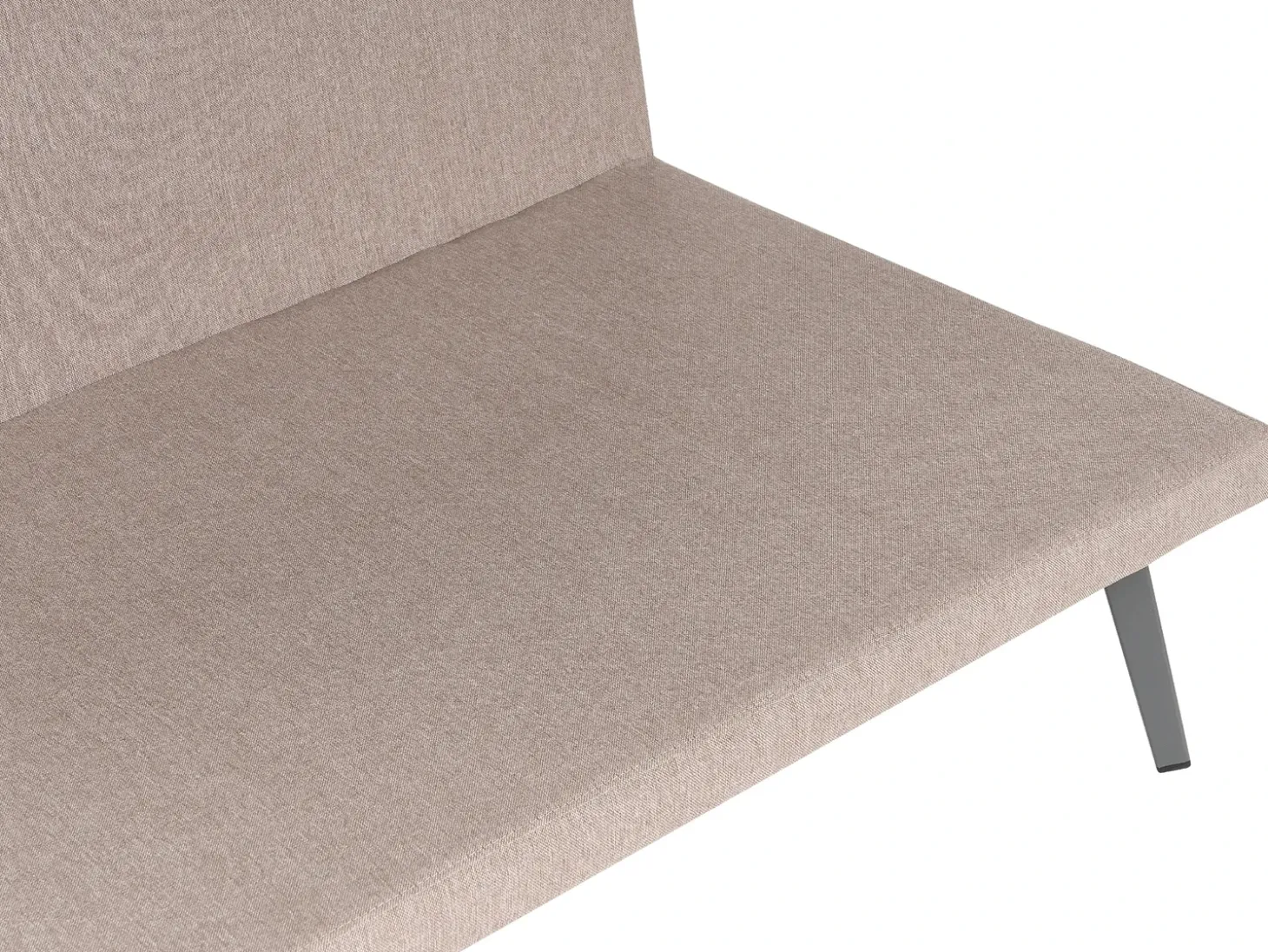 Havesofa 3 personers LORETELLO Højrevendt Beige