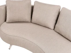 Havesofa 3 personers PARORI Venstrevendt Beige