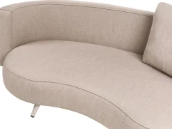 Havesofa 3 personers PARORI Venstrevendt Beige