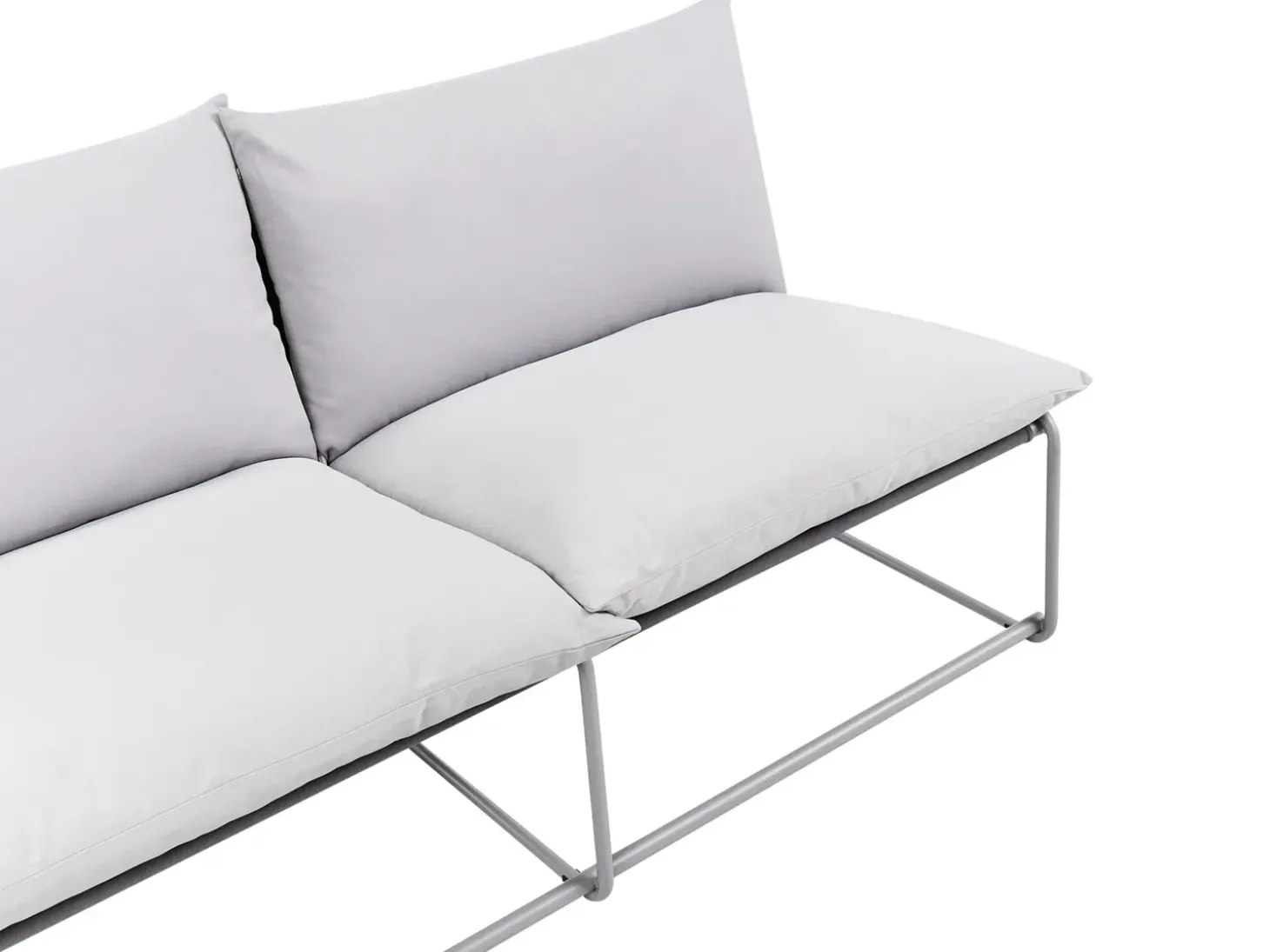Havesofa 2 personers PICO Metal Grå