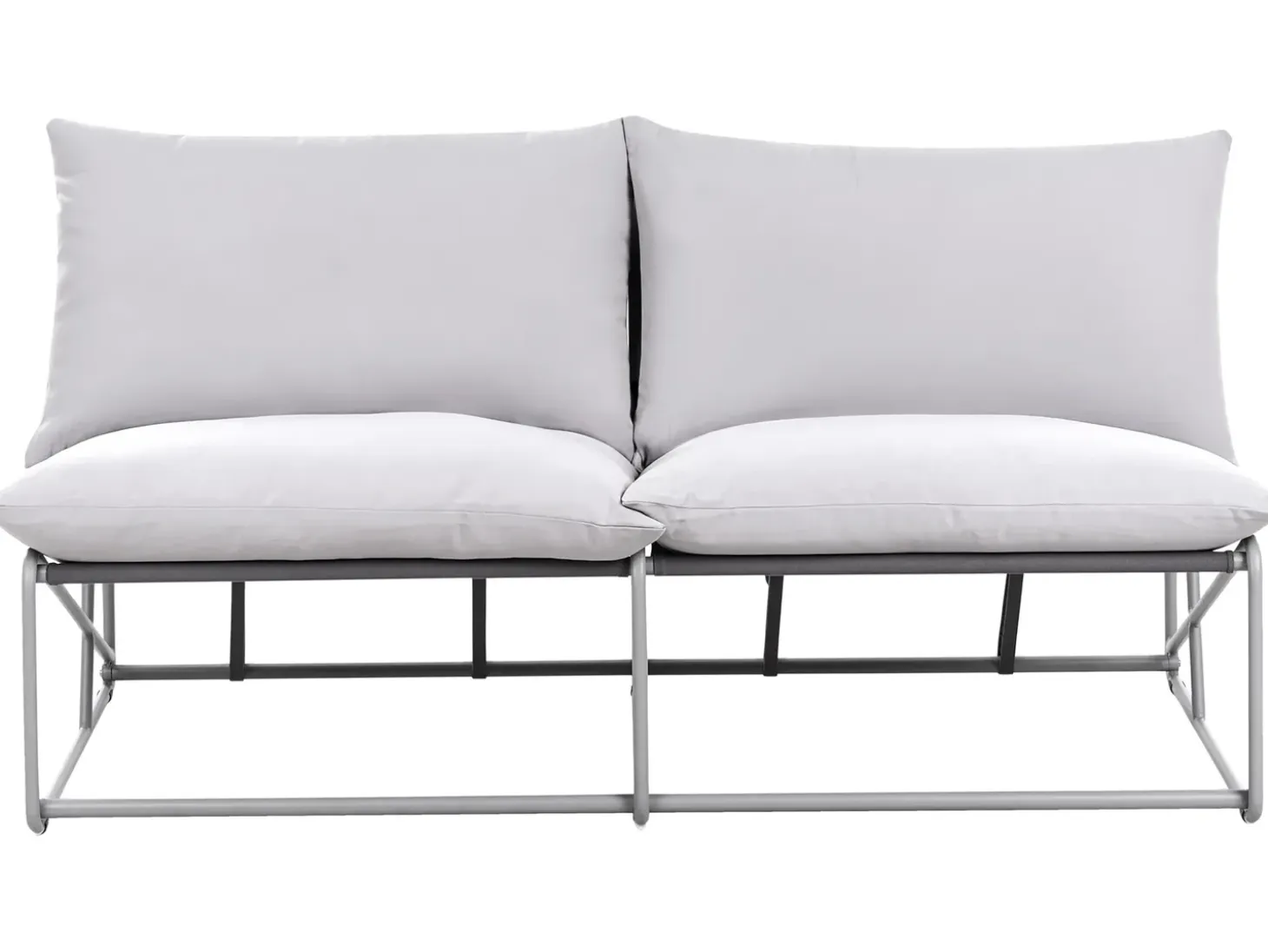 Havesofa 2 personers PICO Metal Grå
