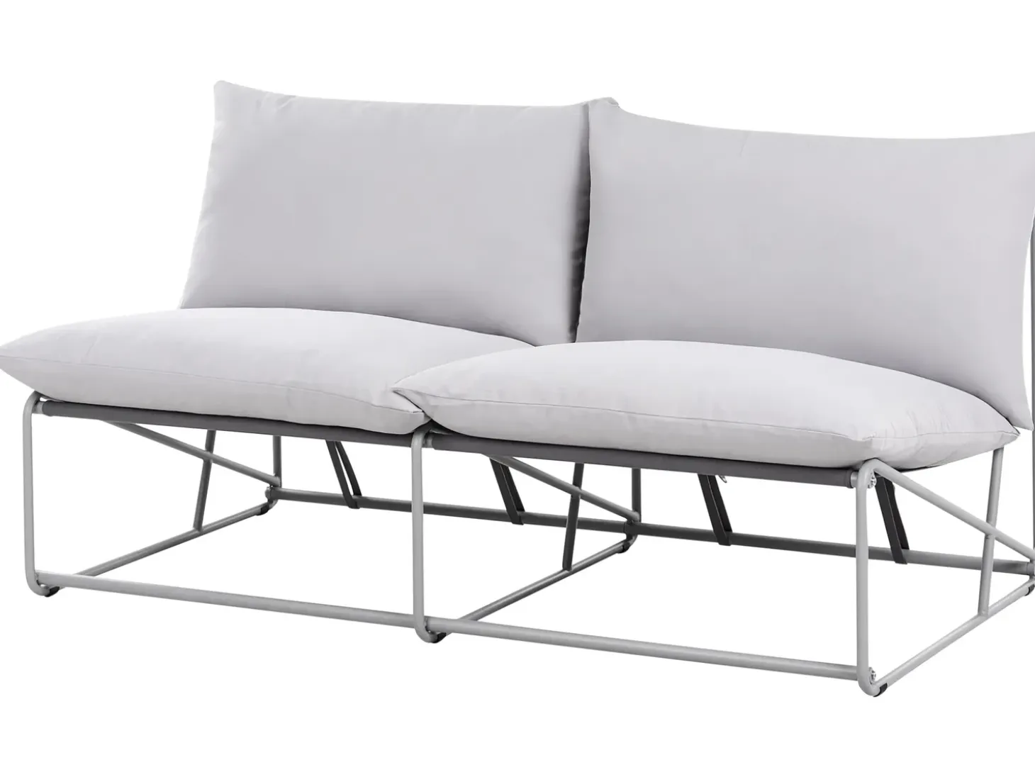Havesofa 2 personers PICO Metal Grå