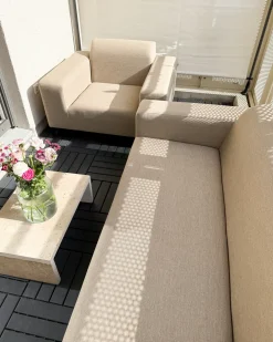 Havesofa 2 personers ROVIGO Beige