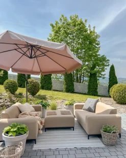 Havesofa 2 personers ROVIGO Beige
