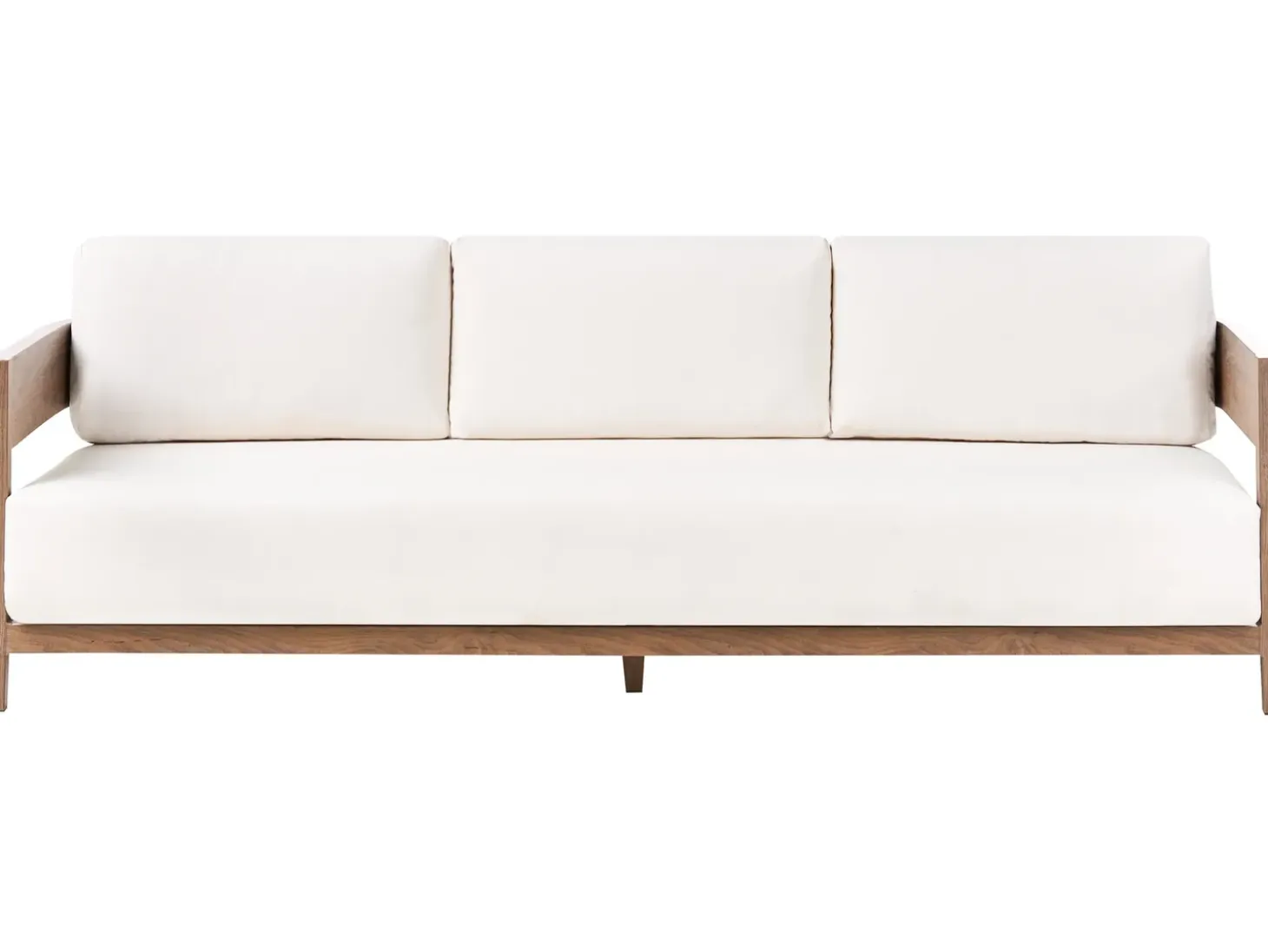 Havesofa 3 personers SAMPIERI Metal Brun