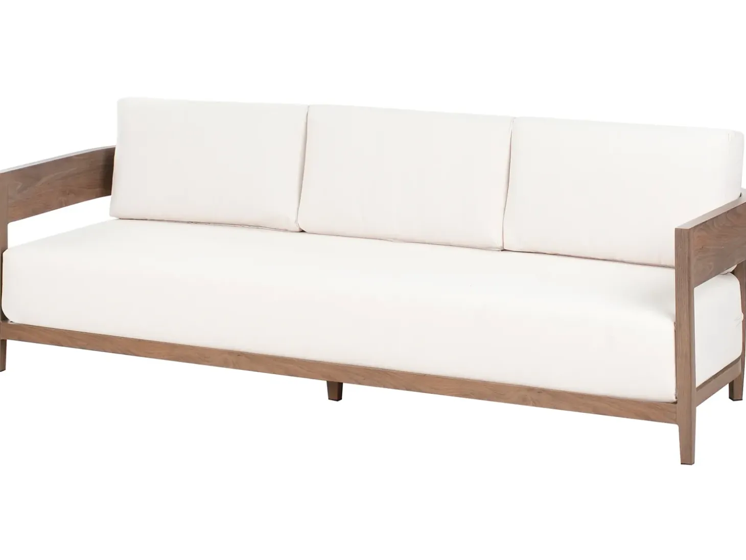 Havesofa 3 personers SAMPIERI Metal Brun