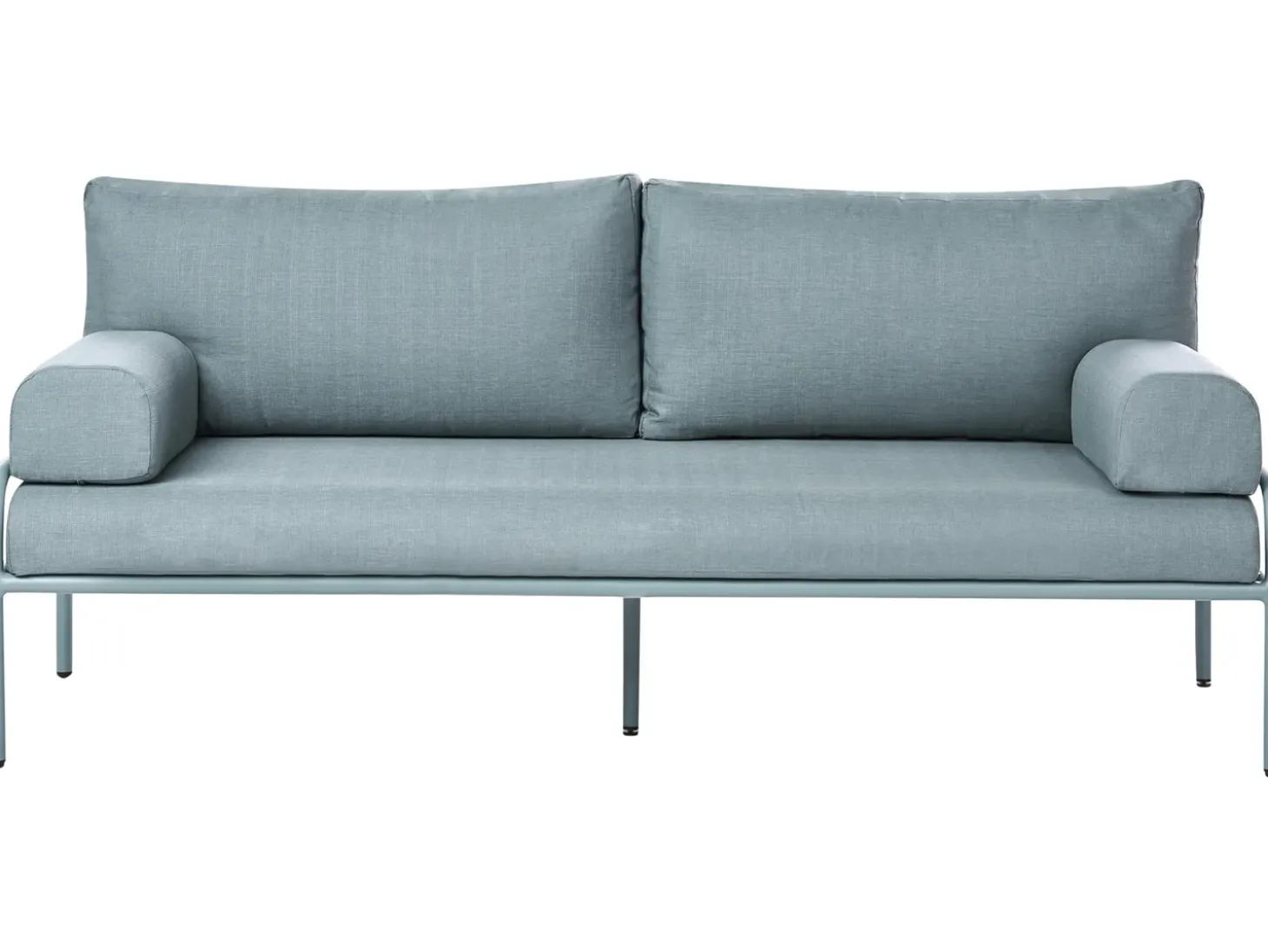 Havesofa 2 personers SOLOFRA Metal Mintgrøn