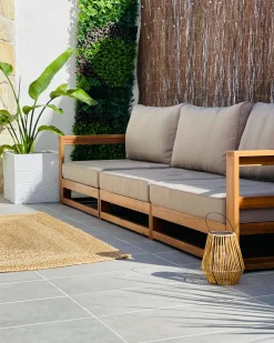 Havesofa 3 personers TIMOR Certificeret akacietræ Lysebrun