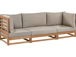 Havesofa 3 personers TRANI Certificeret akacietræ Lysebrun