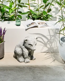 Havestatue BOWE Bjørn Grå