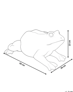 Havestatue CARAPELLE Frø Beige