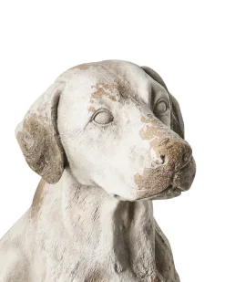 Havestatue CETONA Hund Beige