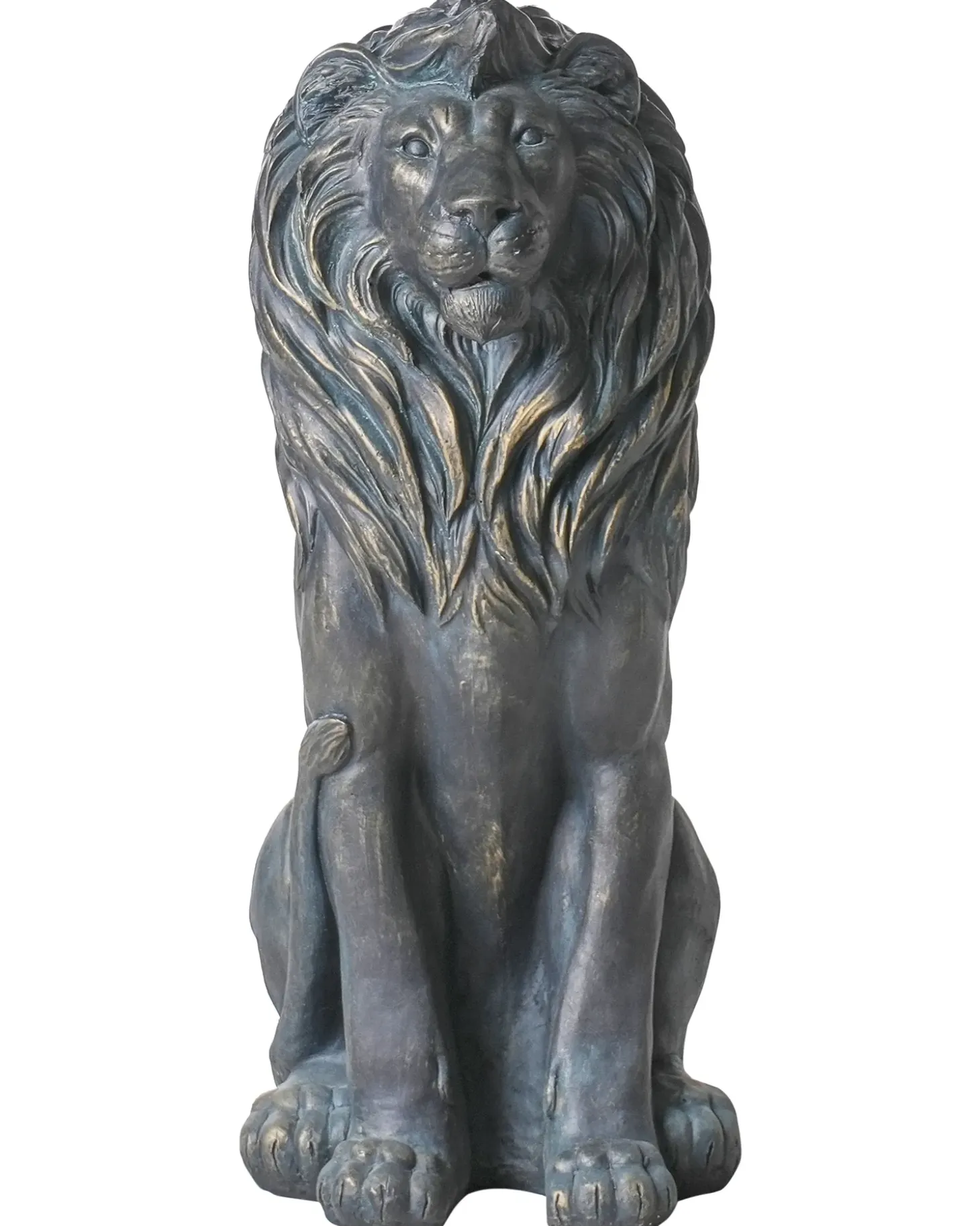Havestatue DAKAR Løve Brun