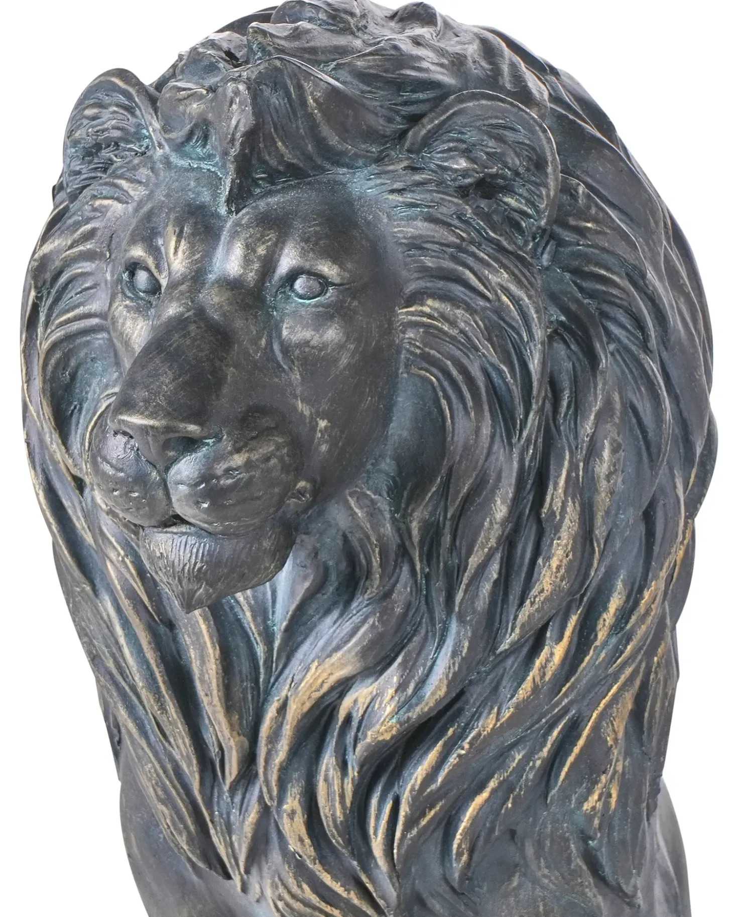 Havestatue DAKAR Løve Brun
