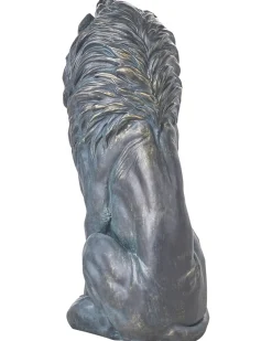 Havestatue DAKAR Løve Brun