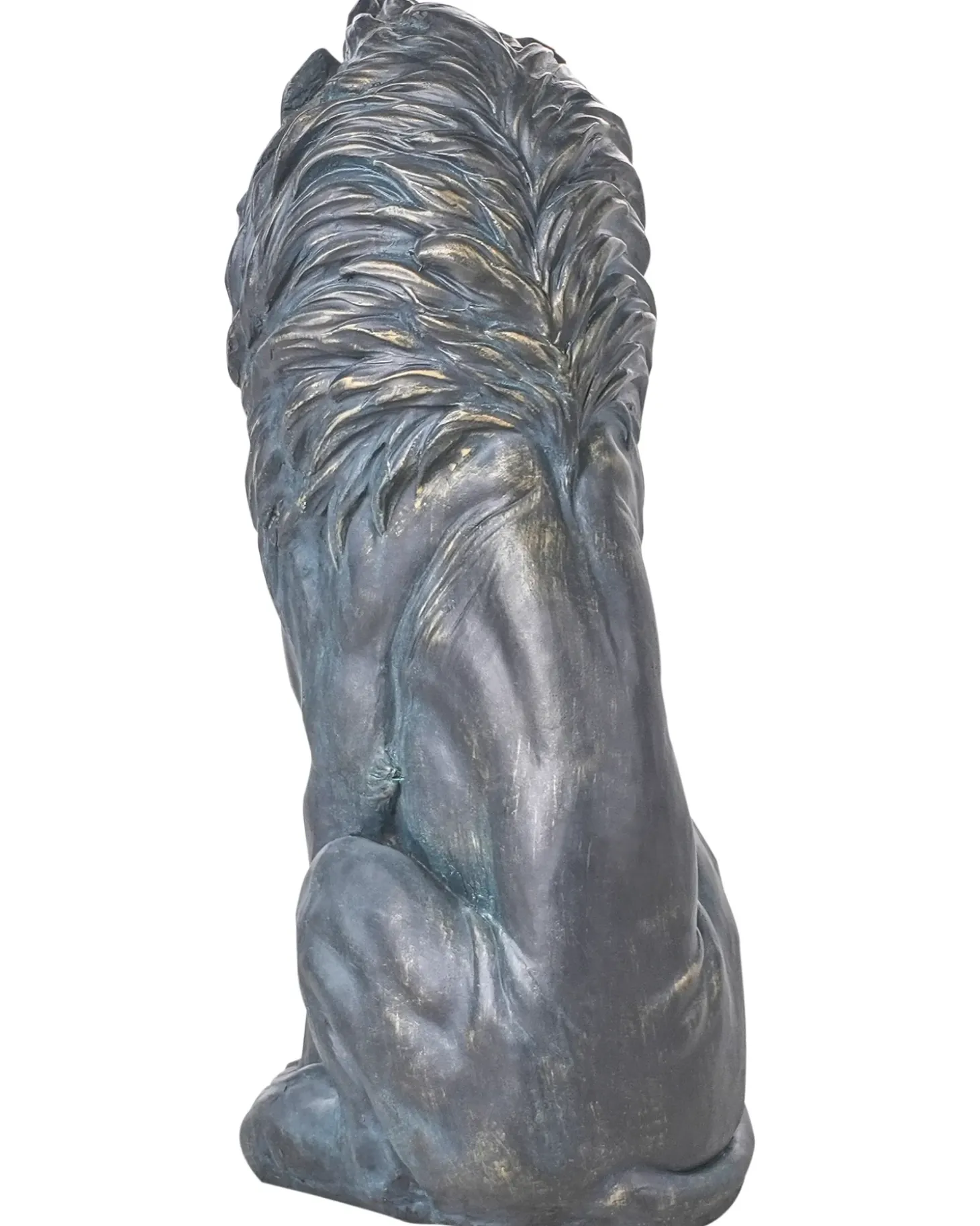 Havestatue DAKAR Løve Brun