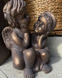 Havestatue DAMARO Børn Brun