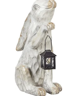 Havestatue GERLAND Kanin Cremehvid