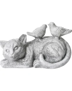 Havestatue KALELA Kat Grå