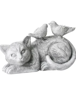 Havestatue KALELA Kat Grå