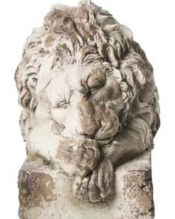Havestatue LARI Løve Beige