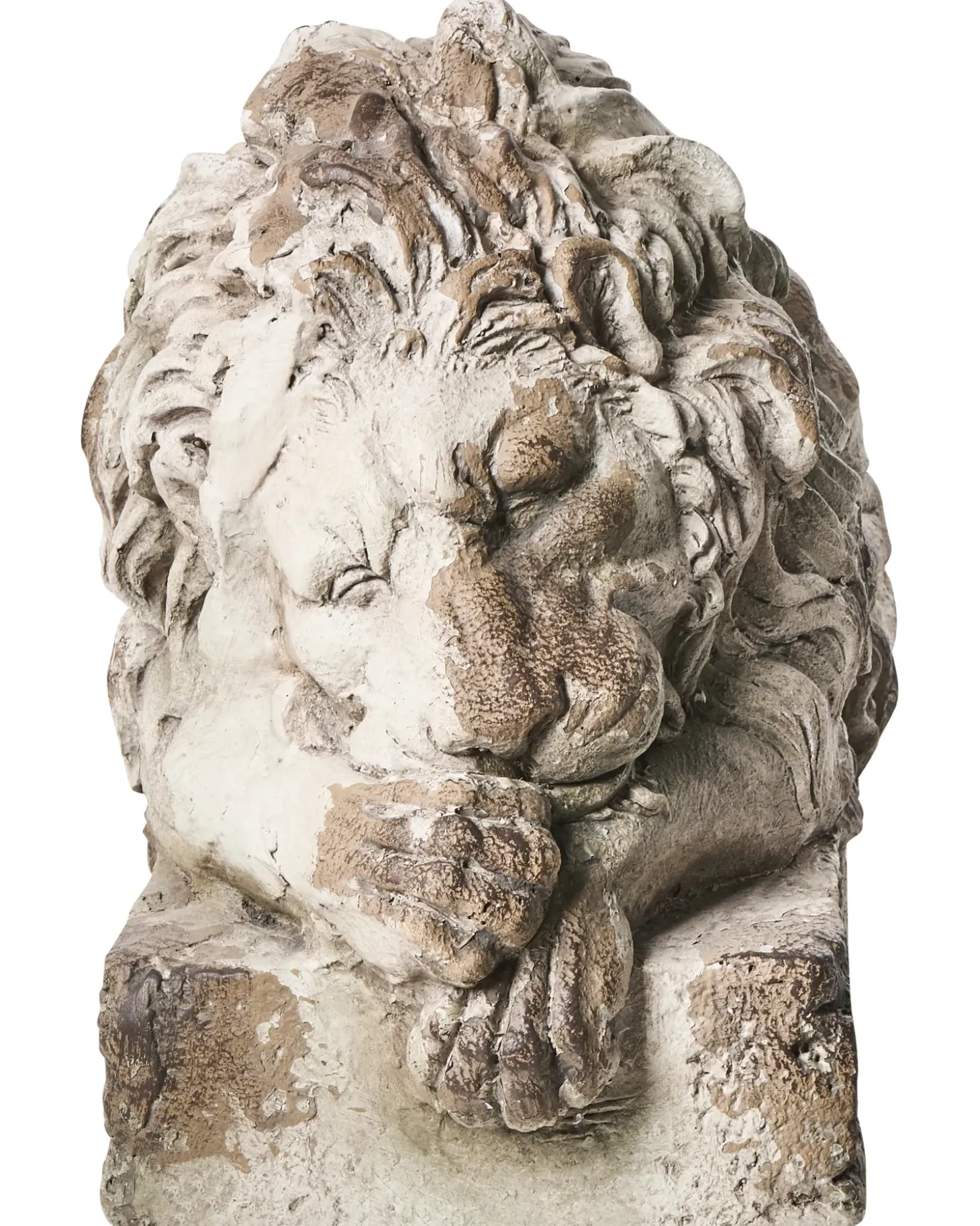Havestatue LARI Løve Beige