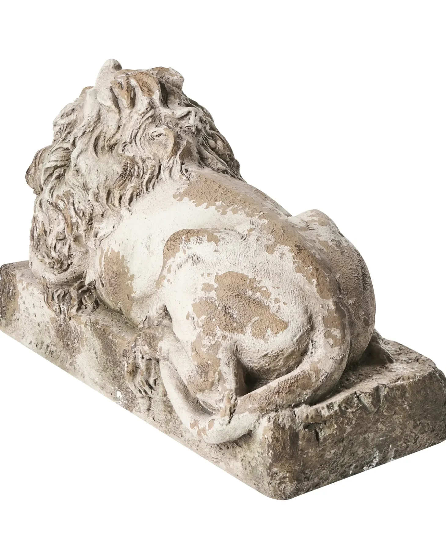 Havestatue LARI Løve Beige