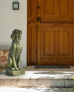 Havestatue NAIROBI Hund Grøn