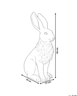 Havestatue NEIVE Hare Beige