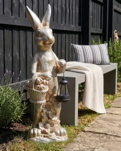 Havestatue OTTERUP Kanin Guld