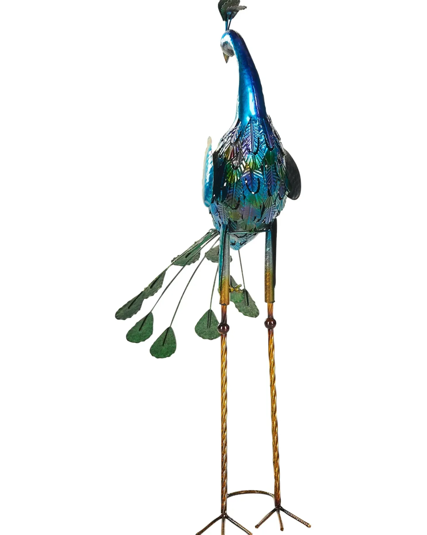 Havestatue PEACOCK Blå