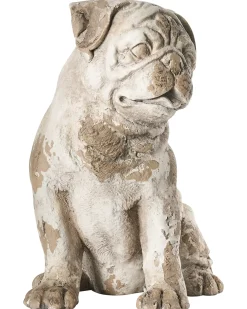 Havestatue SARNANO Hund Beige