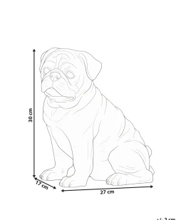 Havestatue SARNANO Hund Beige