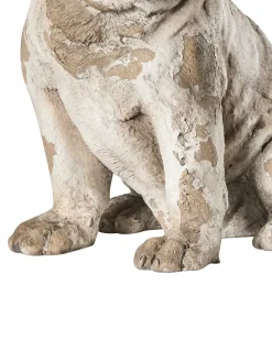 Havestatue SARNANO Hund Beige