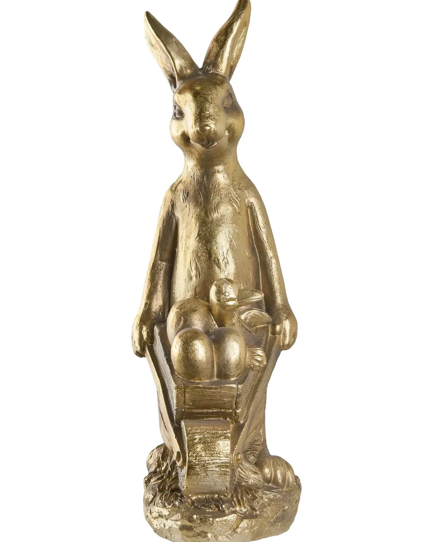 Havestatue SKAMBY Kanin Guld