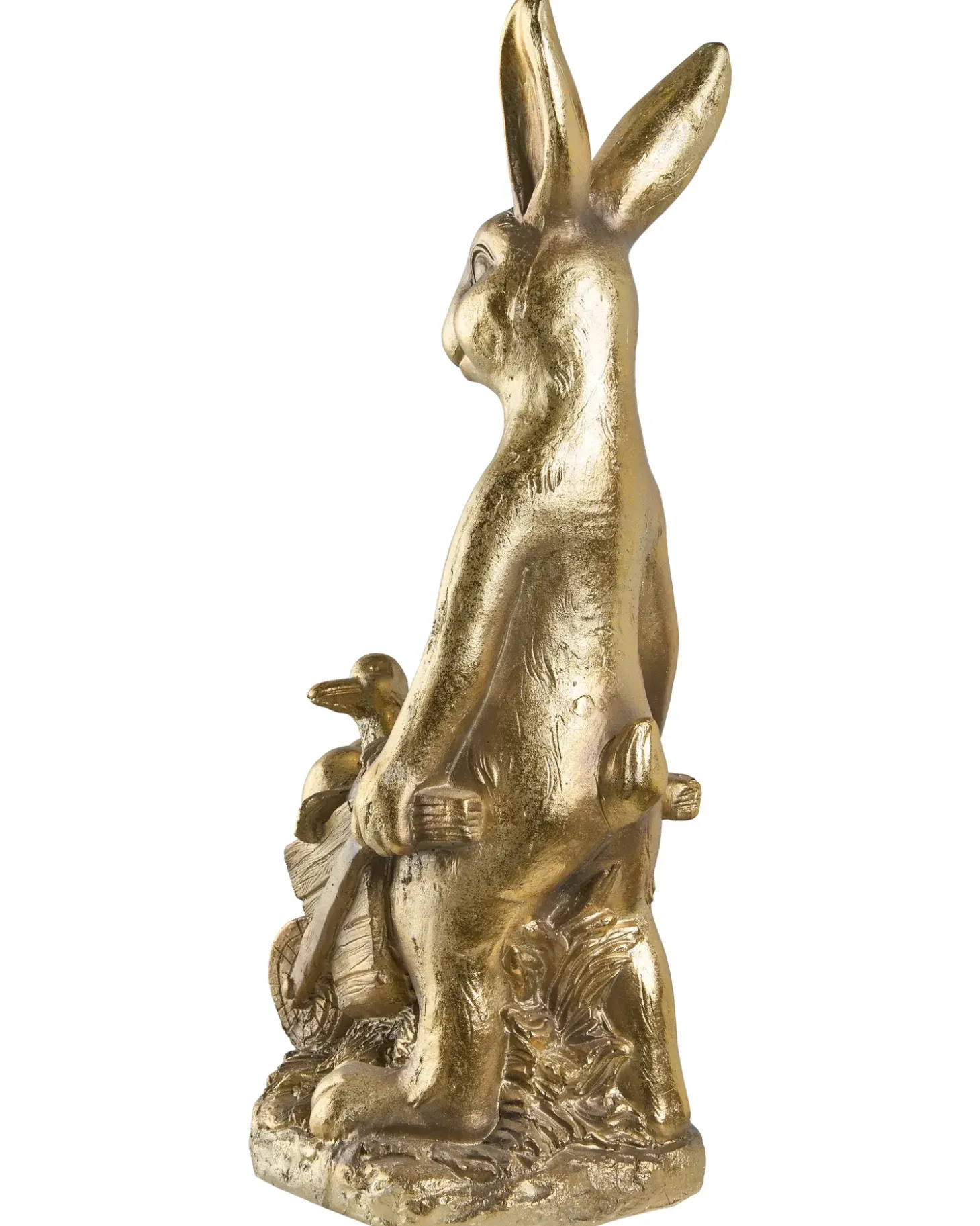 Havestatue SKAMBY Kanin Guld