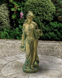 Havestatue TRYPOLIS Kvinde Grøn