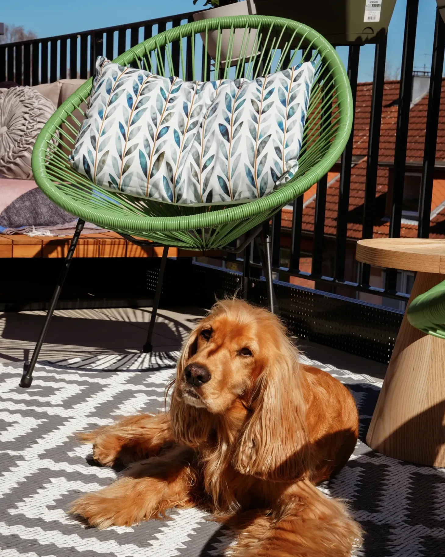 Havestol ACAPULCO II PE-rattan Grøn