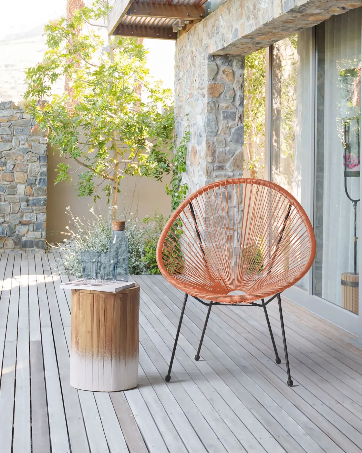 Havestol ACAPULCO II PE-rattan Orange